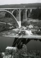 Demolice řetězového mostu r. 1959